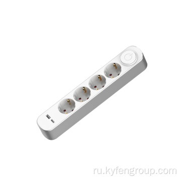 Германия стандартная USB Power Strip 3-Outlet Extension Cocket